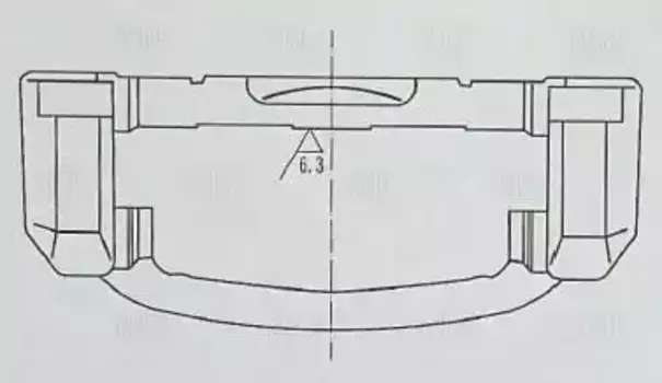 скоба суппорта! переднего\ Chevrolet Lacetti 04> CF 052203 TRIALLI