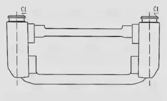 скоба суппорта! заднего\ Chevrolet Lacetti 04> CF 052263 TRIALLI