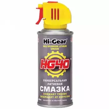 Смазка аэрозольная HI-GEAR HG5504 проникающая универсальная литиевая 0.284 л