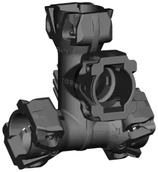 соединитель, 4 выхода пневмосистемы WABCO 893 905 801 4