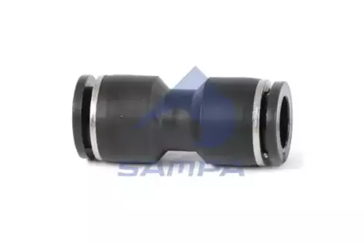 соединитель прямой для трубок D12-D12 ! (пластик) не для торм.системы \