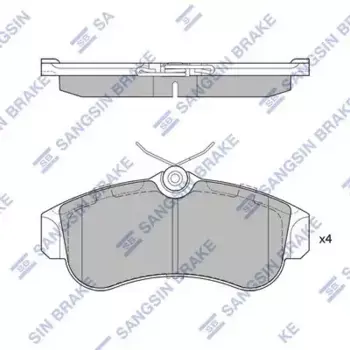 Тормозные колодки дисковые передняя ось HI-Q SP1581