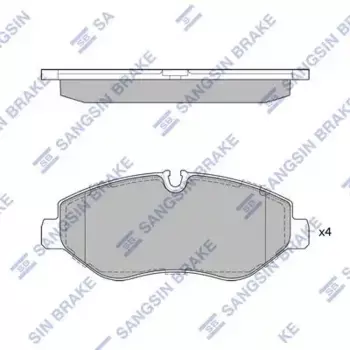 Тормозные колодки дисковые передняя ось HI-Q SP1622