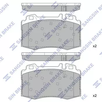 SP2193 колодки дисковые п.!\ MB W220/W211 02>