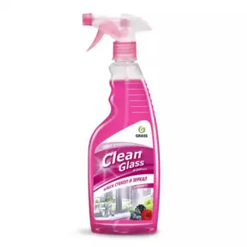 средство для очистки стекол и зеркал! 'Clean Glass' (лесные ягоды) 600мл\ 125241 GRASS