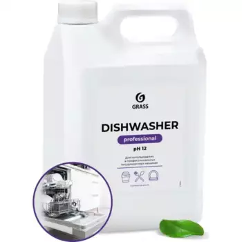 средство для посудомоечных машин! 'Dishwasher' (канистра 6.4кг)\ 125237 GRASS
