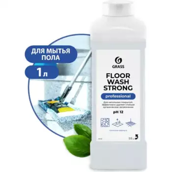 средство щелочное для мытья пола! 'Floor wash strong' (канистра 1л)\ 250100 GRASS