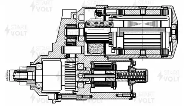 Стартер СТАРТВОЛЬТ LST 1699