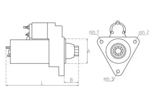 Стартер TESLA TECHNICS TT15478