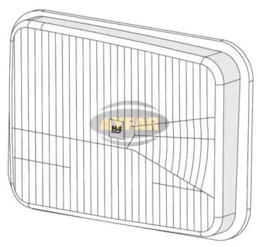 Стекло фары AYFAR C11461L