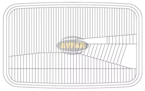 Стекло фары AYFAR C11524