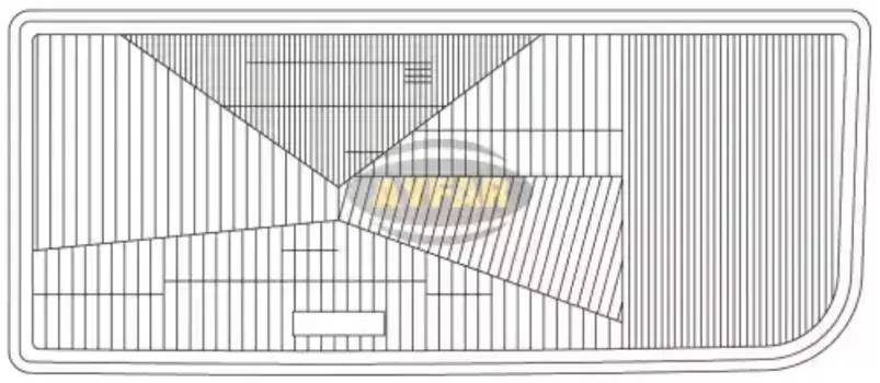 Стекло фары AYFAR C11534R
