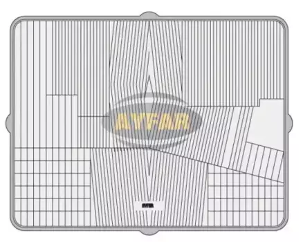 Стекло фары AYFAR C11539
