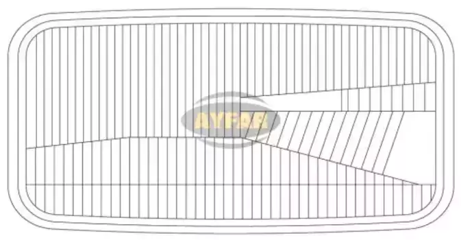 Стекло фары AYFAR C11555