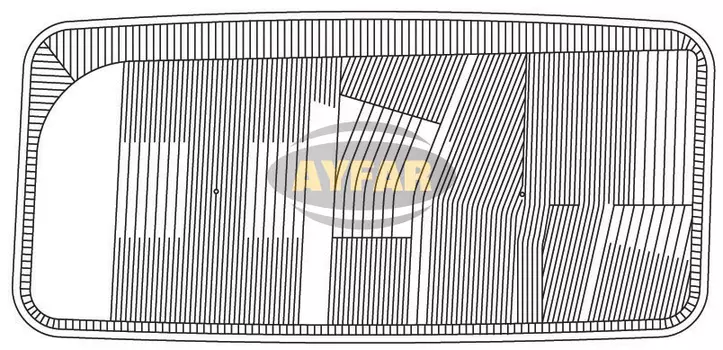 Стекло фары AYFAR C11591L