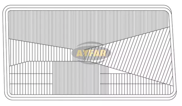 Стекло фары AYFAR C11557