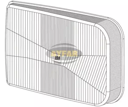 Стекло фары AYFAR C11558R