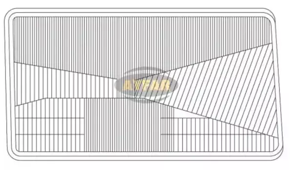 Стекло фары AYFAR C11556