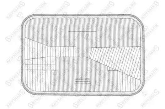 Стекло фары STELLOX 88-01015-SX
