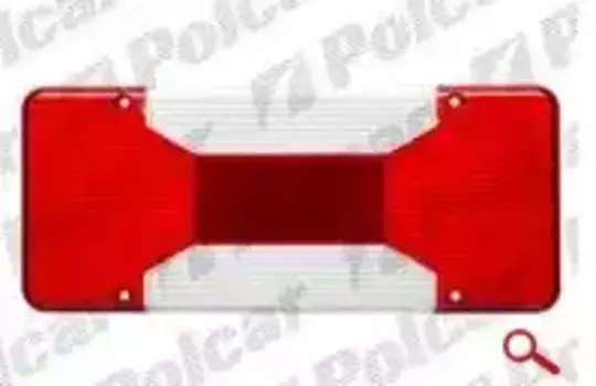 стекло заднего фонаря левого!\ Iveco Daily 3080875E POLCAR