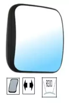 стекло зеркала! 200x200x15 r300\ MB ACTROS 96>/Atego (98-04)/AXOR (01-04)