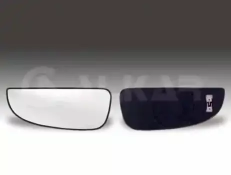 стекло зеркала левое! с кроншт. выпукл. шир. обзор. с подогр.\ Citroen Jumper, Fiat Ducato