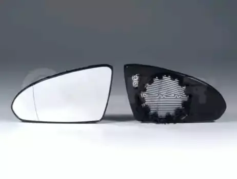 стекло зеркала левого! с кроншт. асфер. с подогр.\ Nissan Primera 01>