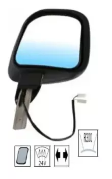 стекло зеркала! обогр.24V \ SCANIA 124/144(Serie 400) 96-04 Serie 4R/P/T 04>