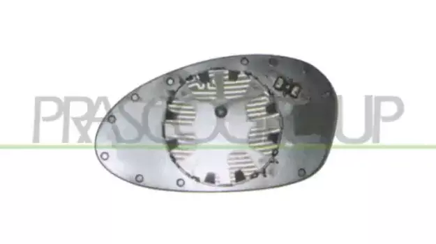 стекло зеркала прав. с подогр. выпукл.! голубое\ BMW E90/E91 05-09