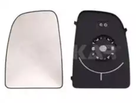 стекло зеркала правое!с кроншт.выпукл.с подогр.\Citroen Jumper,Fiat Ducato,Peugeot Boxer 06>