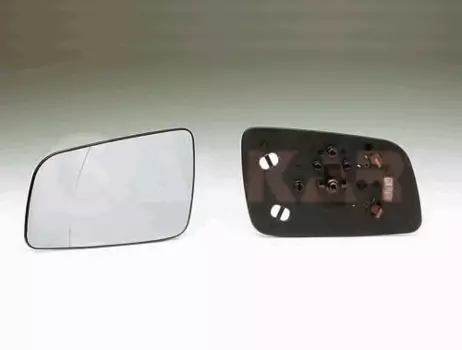 стекло зеркала правого! с кроншт. выпукл. с подогр.\ Opel Astra G 98-04