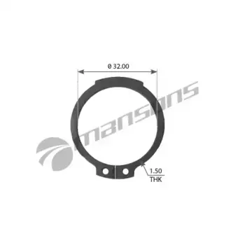 стопор пальца торм. колодки !d32x1.5mm \SAF/DAF/Volvo CR03 MANSONS
