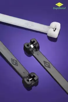 стяжка кабельная! с метал. зубом, 100x2,5 (черн) (100 шт в упак.)\ MET.3.2102R SAPISELCO