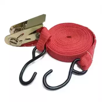 Стяжной ремень AVS A40265S 0.4 т стальные крюки 4 м