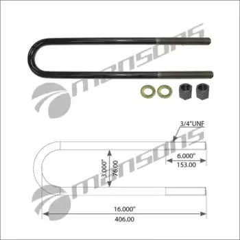 Стремянка рессоры MANSONS 120.486