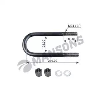 Стремянка рессоры MANSONS 300.108