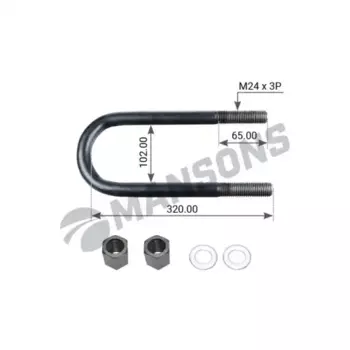 Стремянка рессоры MANSONS 300.116