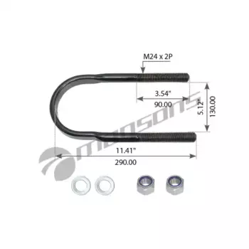 Стремянка рессоры MANSONS 800.042