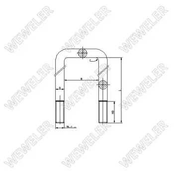 Стремянка рессоры WEWELER B017M20A042