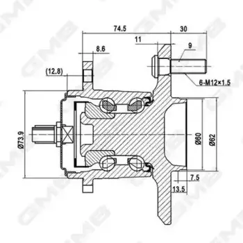 Ступица GMB GH34970A