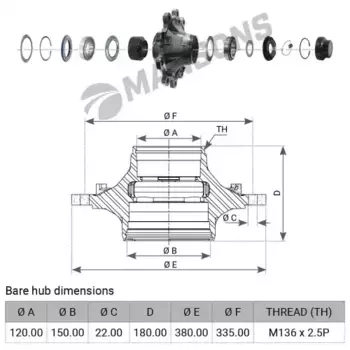 Ступица MANSONS 300.368