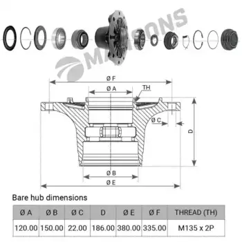 Ступица MANSONS 300.683