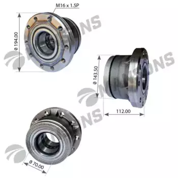 Ступица MANSONS 800.075