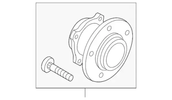Ступица MAZDA KD312615XB
