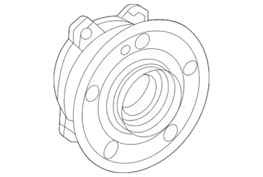 Ступица MB 167 356 02 00