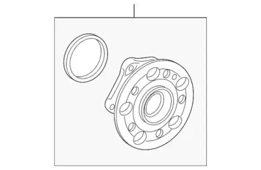 Ступица MB 222 334 03 06