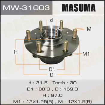 Ступица MASUMA MW31003