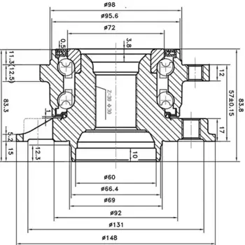 Ступица ZIKMAR Z89700R