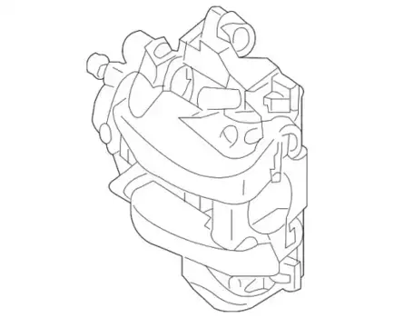 Суппорт тормозной MB 0044204083