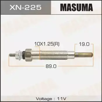 Свеча накаливания MASUMA XN-225 Nissan PickUp 2.7/Terrano2 2.7 93>